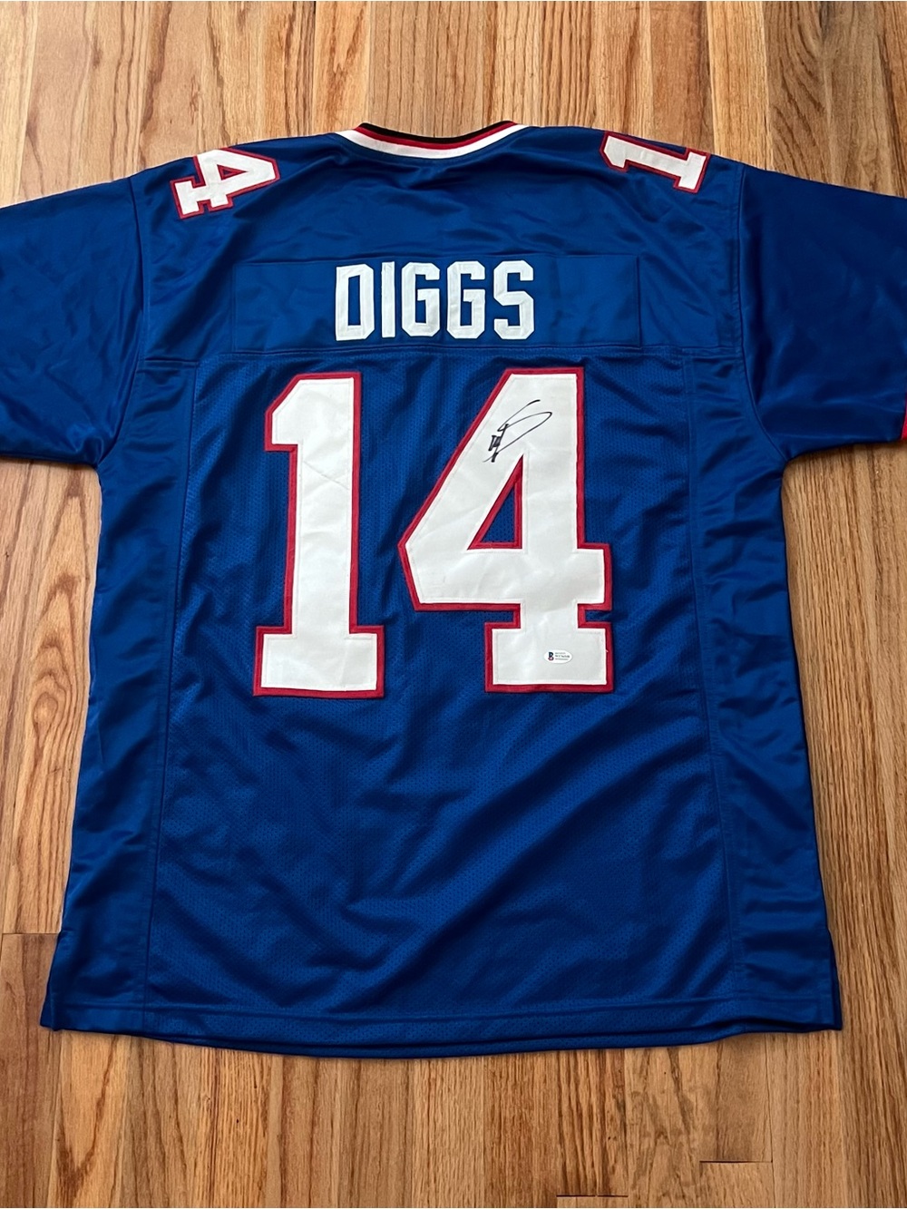 Stefon Diggs Autographed Buffalo Bills Style XL Jersey Beckett COA Signed